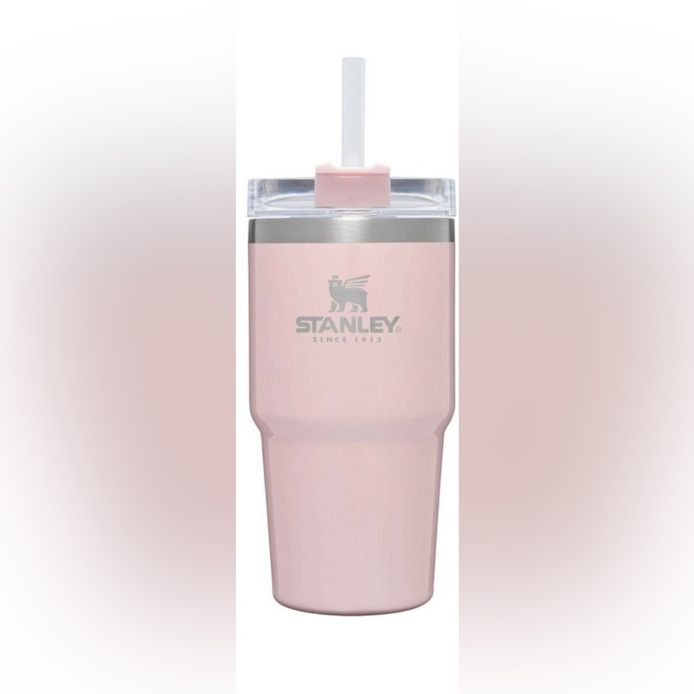Beautiful pink parfait pearlescent 20oz Stanley tumbler.